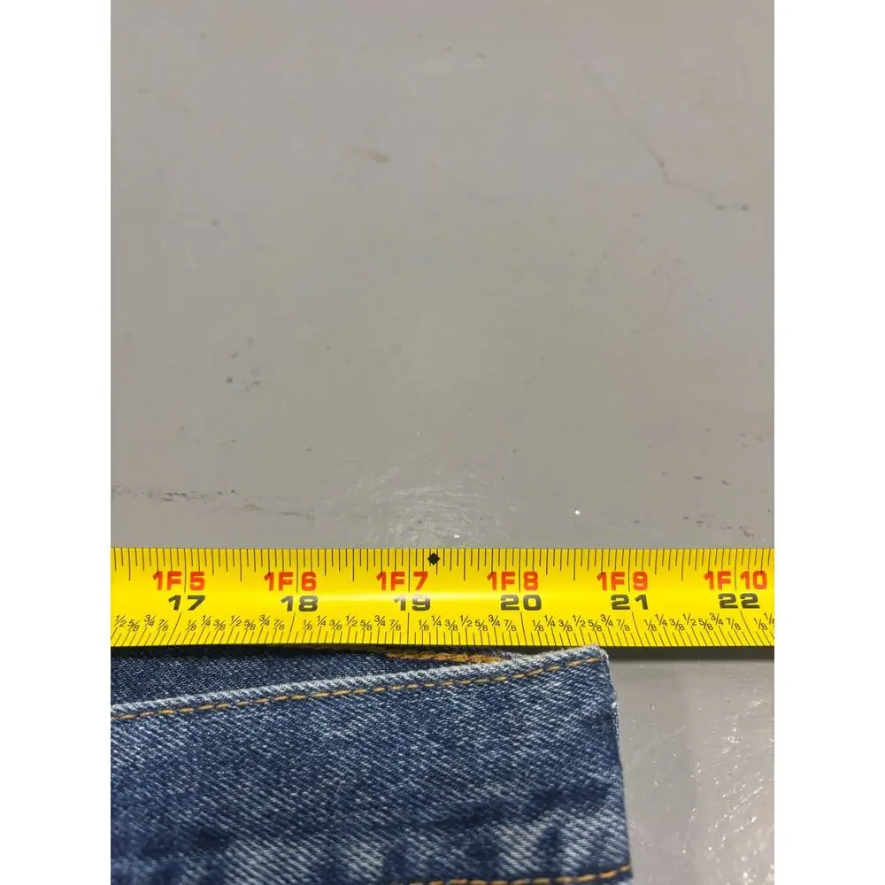 Levi’s‎ 505 Regular Fit Jeans 42x30 Dark Wash Indigo Blue Denim Big